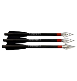 Steambow Steambow AR-Series Carbon Broadhead Arrows - Set of 3 - Light