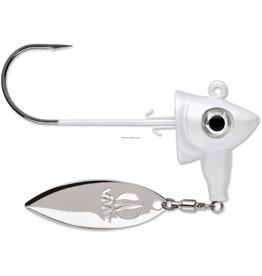 VMC VMC SPJ38-WHT Spin Jig 3/8 White 3/8 Oz. 3/0 HK