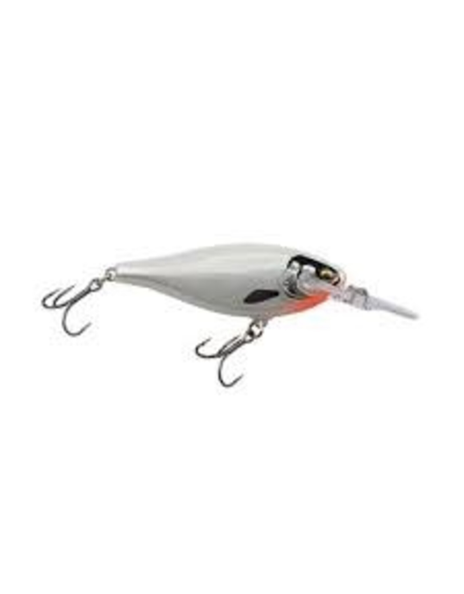 Rapala Rapala SRE55GDGGH Shad Rap Elite 55, 1/4 oz, 8'-9' Depth, Two #8 Treble Hooks, Gilded Glass Ghost