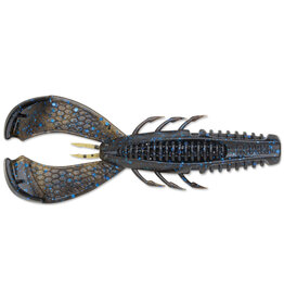 Rapala Rapala CCCLC35BBGP CrushCity Cleanup Craw, 3.5", Salt/Scent Infused, 7 Per Package, Black Blue Green Pumpkin