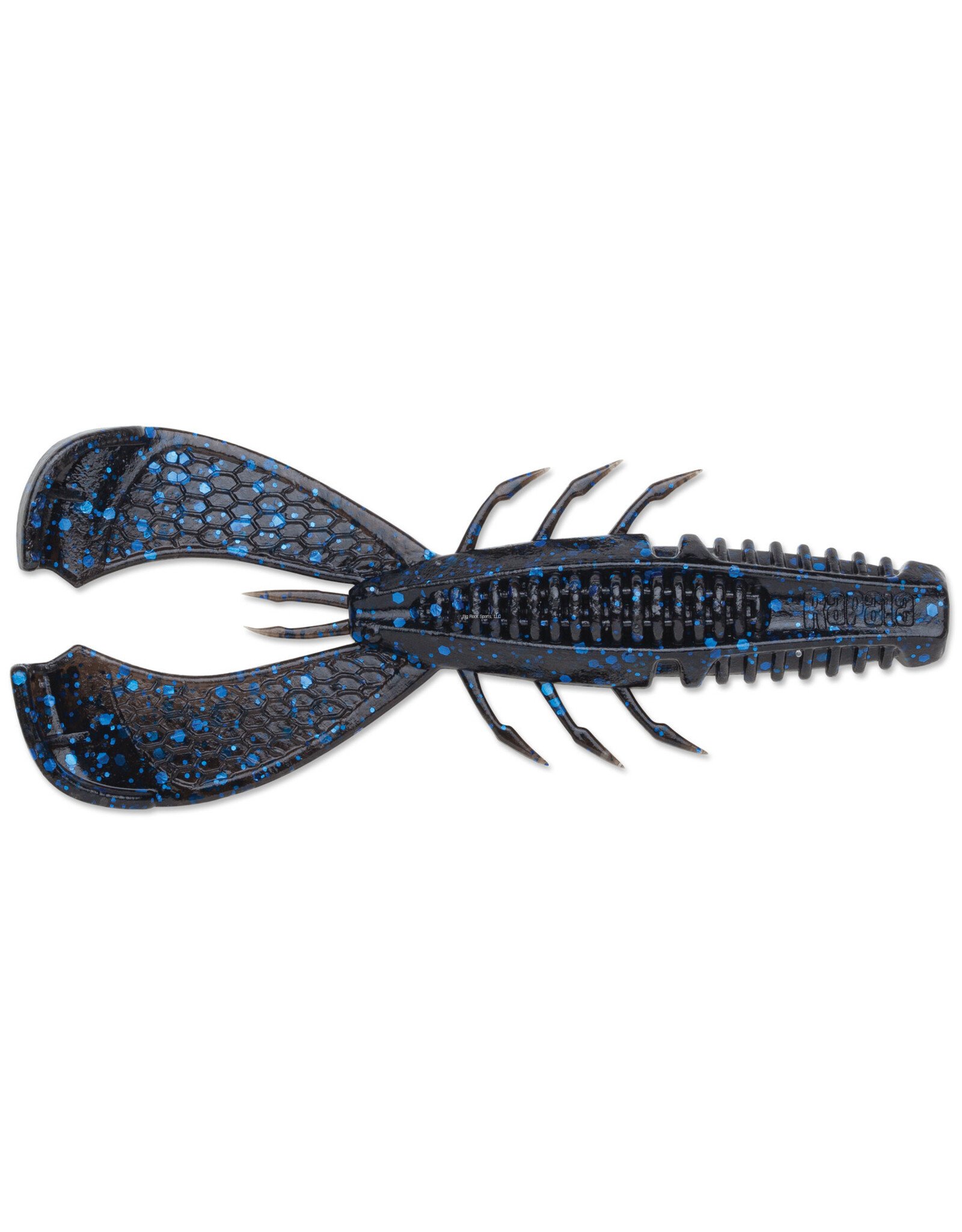 Rapala Rapala CCCLC35BKB CrushCity Cleanup Craw, 3.5", Salt/Scent Infused, 7 Per Package, Black Blue Flake