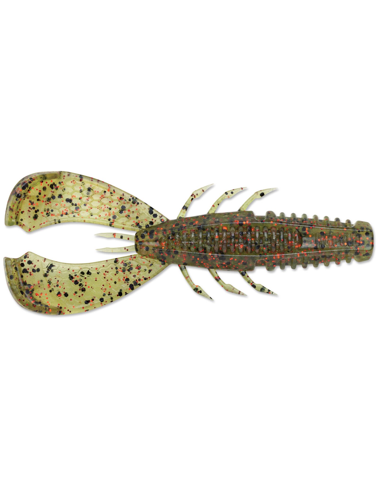 Rapala Rapala CCCLC35WMR CrushCity Cleanup Craw, 3.5", Salt/Scent Infused, 7 Per Package, Watermelon Red