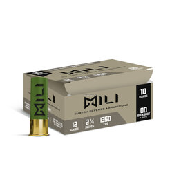 MILI M12-00-BUCK Promo Buckshot 12 GA, 2-3/4", 00-Buck, 10 Rnds