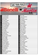 DRAW #1280 - Take Your Pick - Marlin+Steiner OR Benelli SBE3