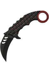 China Made Red Shrub Karambit Linerlock Knife – Stainless Aluminum – Red and Black China Made Red Shrub Karambit Linerlock Knife – Stainless Aluminum – Red and Black