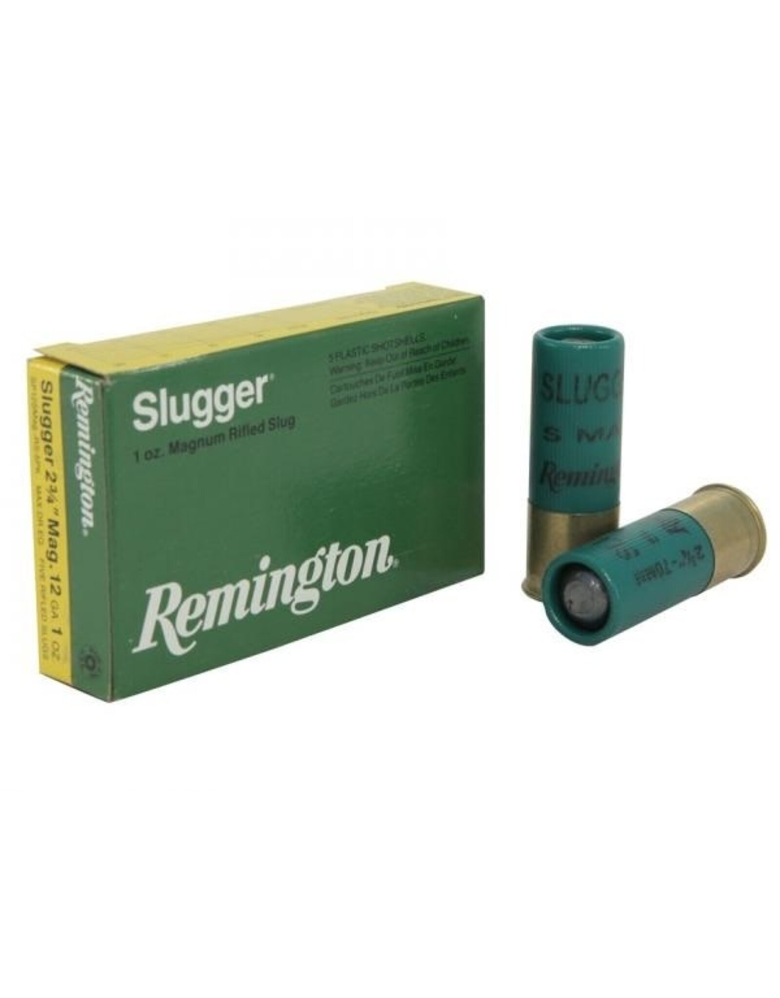Remington REMINGTON SLUGGER AMMO 12GA MAG 2.75IN 1OZ MAGNUM RIFLED SLUG 5/BX