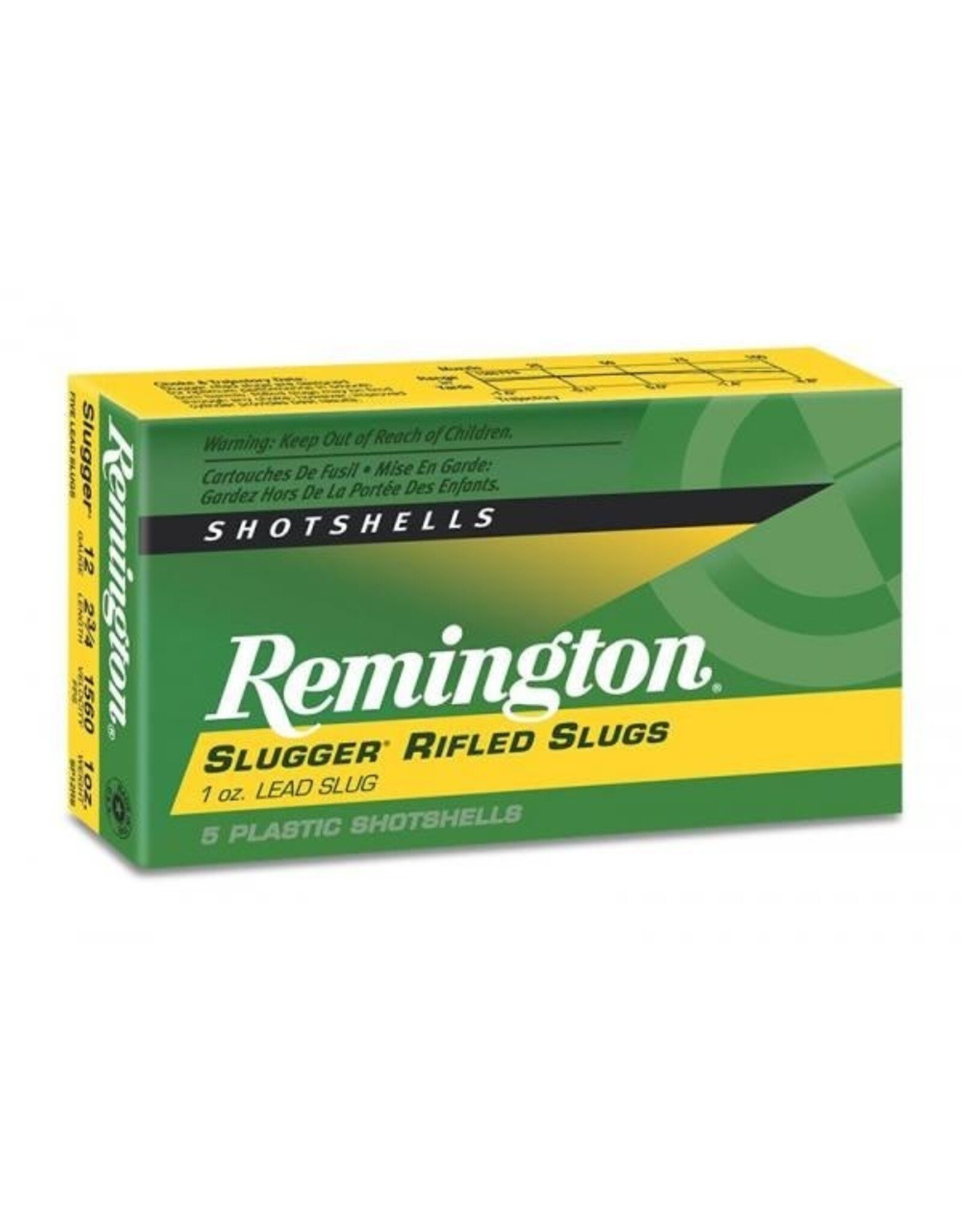 Remington Remington 20300 Slugger 12GA 2.75" 1oz Lead Slug