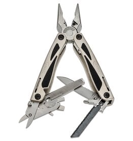 GERBER TOOLS Gerber Deluxe Legend 800 Multi-Tool with Fiskars Scissors and Hack Saw, Nylon Sheath - 08239