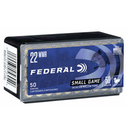 Federal Federal 757 Game-Shok Rimfire Rifle Ammo 22 WMR, JHP, 50 Grains, 1530 fps, 50 Rounds, Boxed