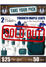 Draw #1288- Take Your Pick! Toronto Maple Leafs Tickets OR Yeti Package!