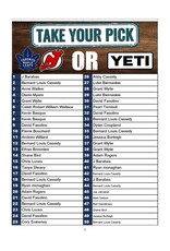 Draw #1288- Take Your Pick! Toronto Maple Leafs Tickets OR Yeti Package!