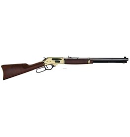 Henry Firearms Henry H009BG Lever Action Rifle 30-30 Win, 20" Bbl, Blue, Brass Receiver, Side Gate, Walnut Stock, 5+1 Rnd
