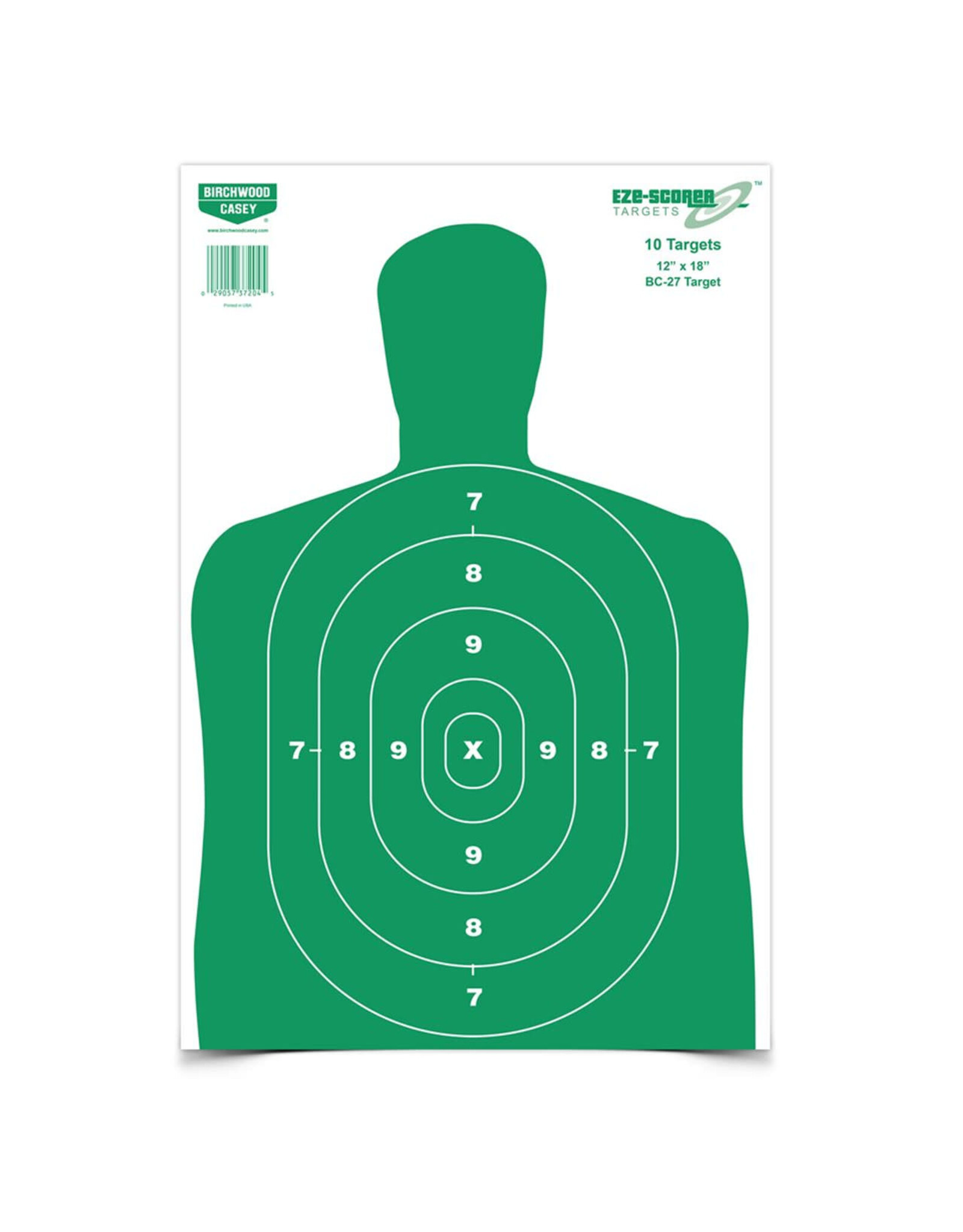 Birchwood Casey Eze-Scorer™12 x 18 BC-27 Green Target, 10 Targets