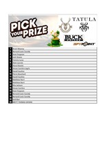 DRAW #1309 - Pick Your Prize - Buck, Tatula, SpyPoint OR Gift Card