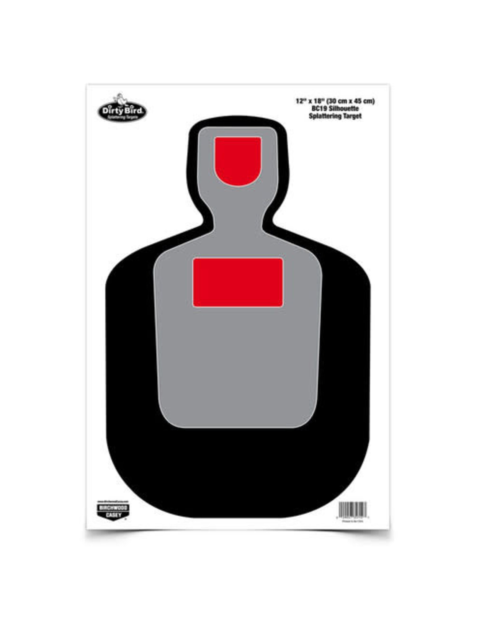 Birchwood Casey Dirty Bird® 12 x 18 BC-19 Silhouette Targets, 8 Targets