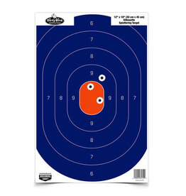 Birchwood Casey Dirty Bird® 12 x 18 Blue / Orange Silhouette Target, 8 Targets