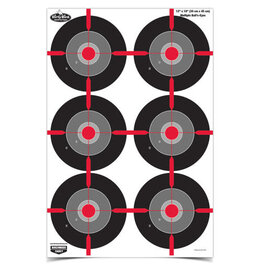 Birchwood Casey Dirty Bird® 12 x 18 Multiple Bull's-Eye Target, 8 Targets