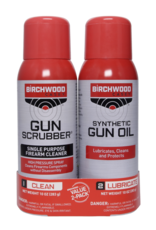 Birchwood Casey Gun Scrubber® & Synthetic Gun Oil Aerosol Combo Pack