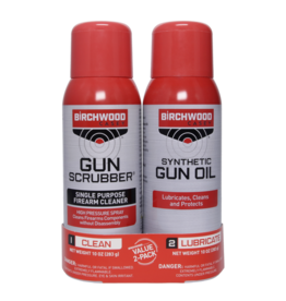 Birchwood Casey Gun Scrubber® & Synthetic Gun Oil Aerosol Combo Pack