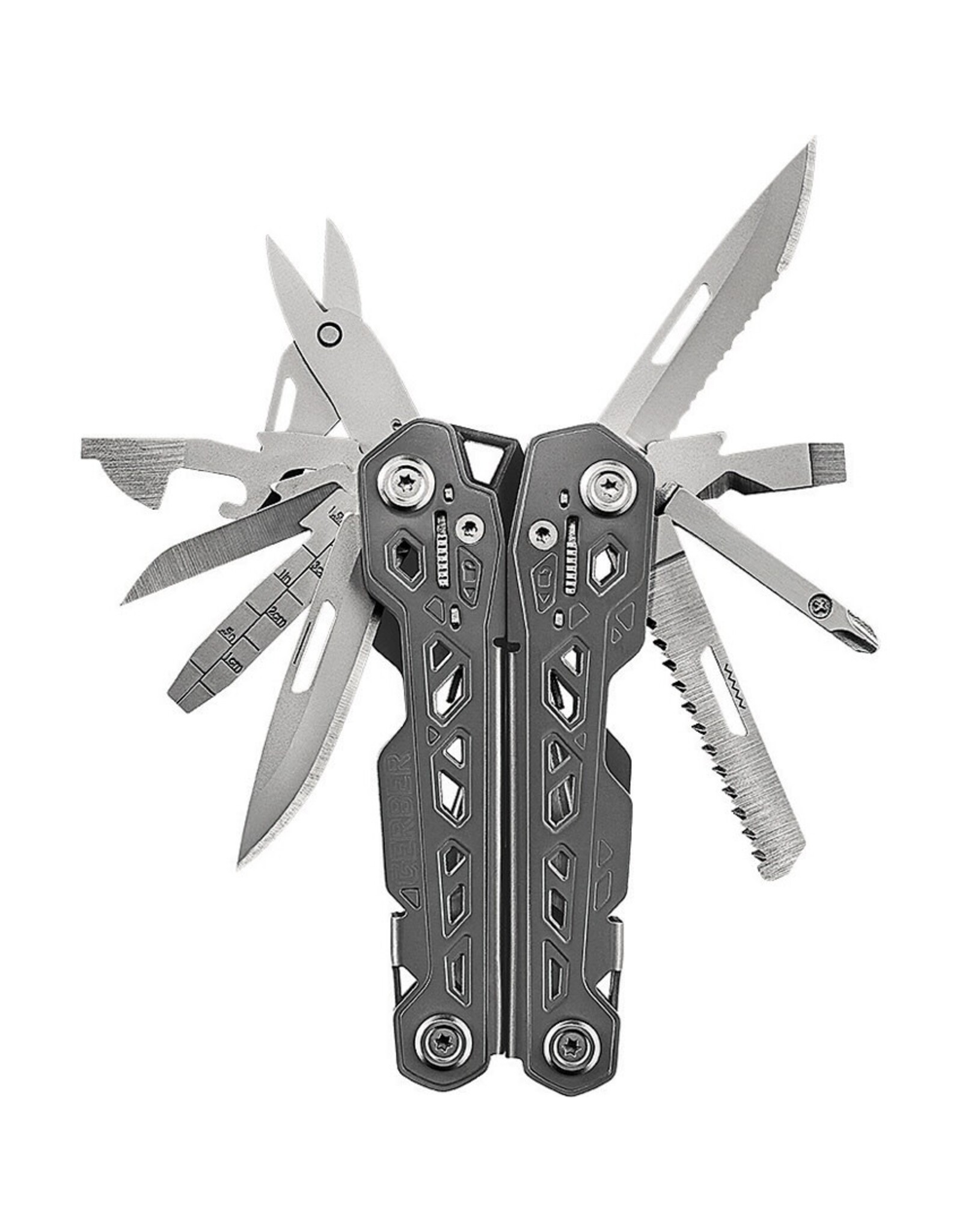 GERBER TOOLS Gerber 30-001343 Truss multi tool, spring loaded, 17 functions, locking tools, nylon sheath, box