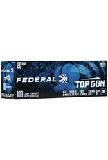 Federal Federal TG20100 8 Top Gun Shotshell, 20 Ga, 23/4", 7/8oz, 2.5 Dram, #8, 100 Count