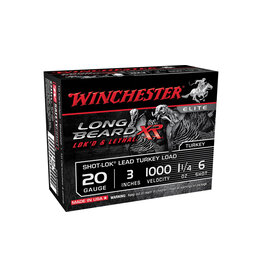 Winchester Winchester STLB2036 Long Beard XR Shotshell 20 GA, 3 in, No. 6, 1-1/4oz, 1000 fps, 10 Rnd per Box