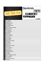 DRAW #1330 - Take Your Pick - Diawa, Tippmann, Yeti OR Canuck +Schrade
