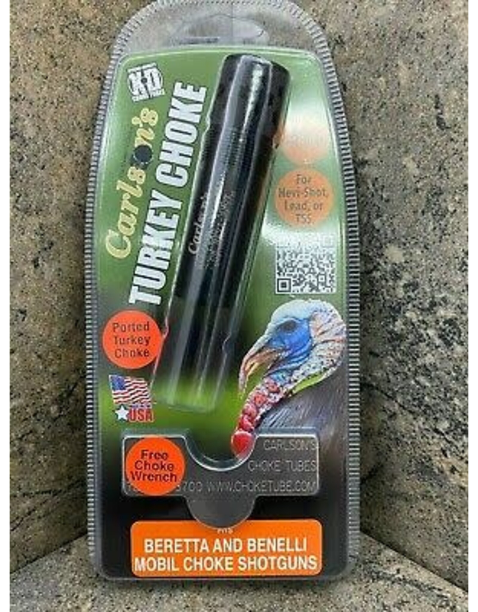 Carlson's Choke Tubes Carlson's PORTED Turkey Choke - Beretta & Benelli Mobil Shotguns 12GA .665 - 70030