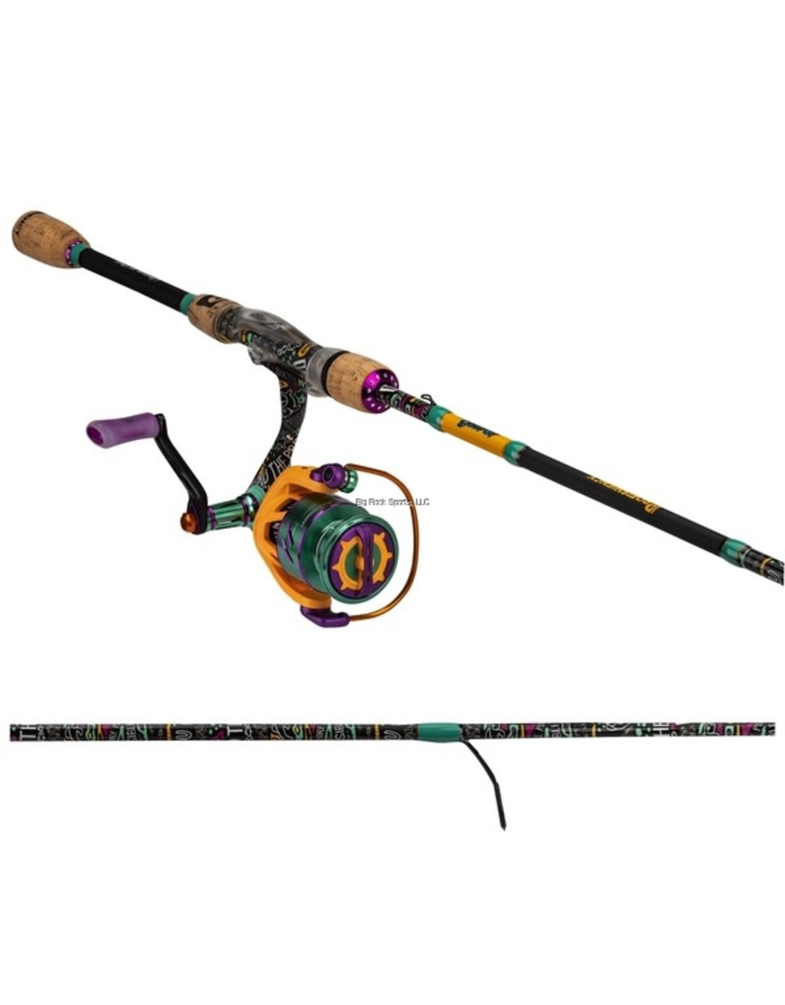 ProFISHiency ProFISHiency KRAZY37MSPIN KRAZY 3 Spinning Combo,7' Med IM7 Graphite Rod,Cork Grips,2000 Reel,7 Bearings, Carbon Fiber Handle,Braid Ready