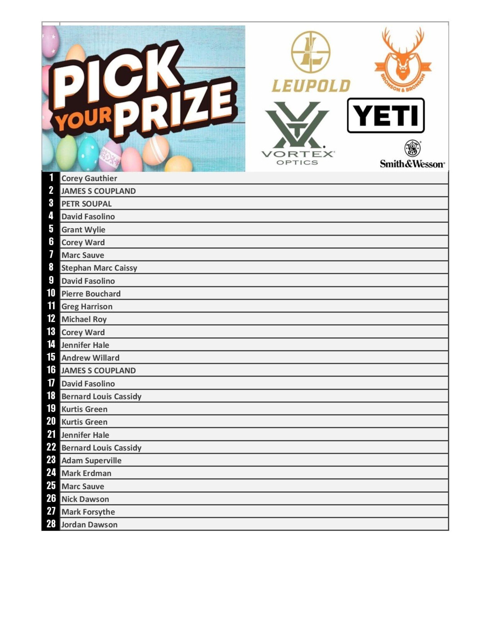 DRAW #1337 - Pick Your Prize - Leupold, Yeti, Vortex OR Gift Card