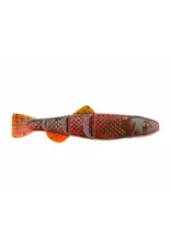 Netbait Netbait Swimming Minnow w/ Baitfuel Green Pumpkin Texas Red 5pk X84621