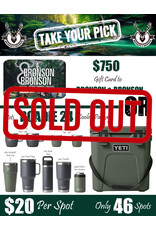 DRAW #1340 - Take Your Pick - Yeti Camp Green Pkg. OR Gift Card
