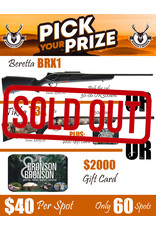 DRAW #1352 - Pick Your Prize - Beretta, Tikka OR Gift Card