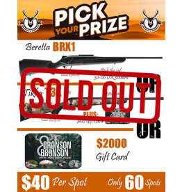 DRAW #1352 - Pick Your Prize - Beretta, Tikka OR Gift Card