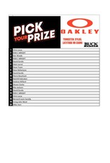 DRAW #1341 - Pick Your Prize - Oakley (Tungsten, Sylas, Latitude OR Camo)