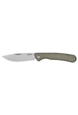 kershaw Kershaw 4320 Federalist Folding Knife, Manual Slipjoint Opening, 3.25" Stonewashed Blade, Canvas Micarta Stonewashed Handle