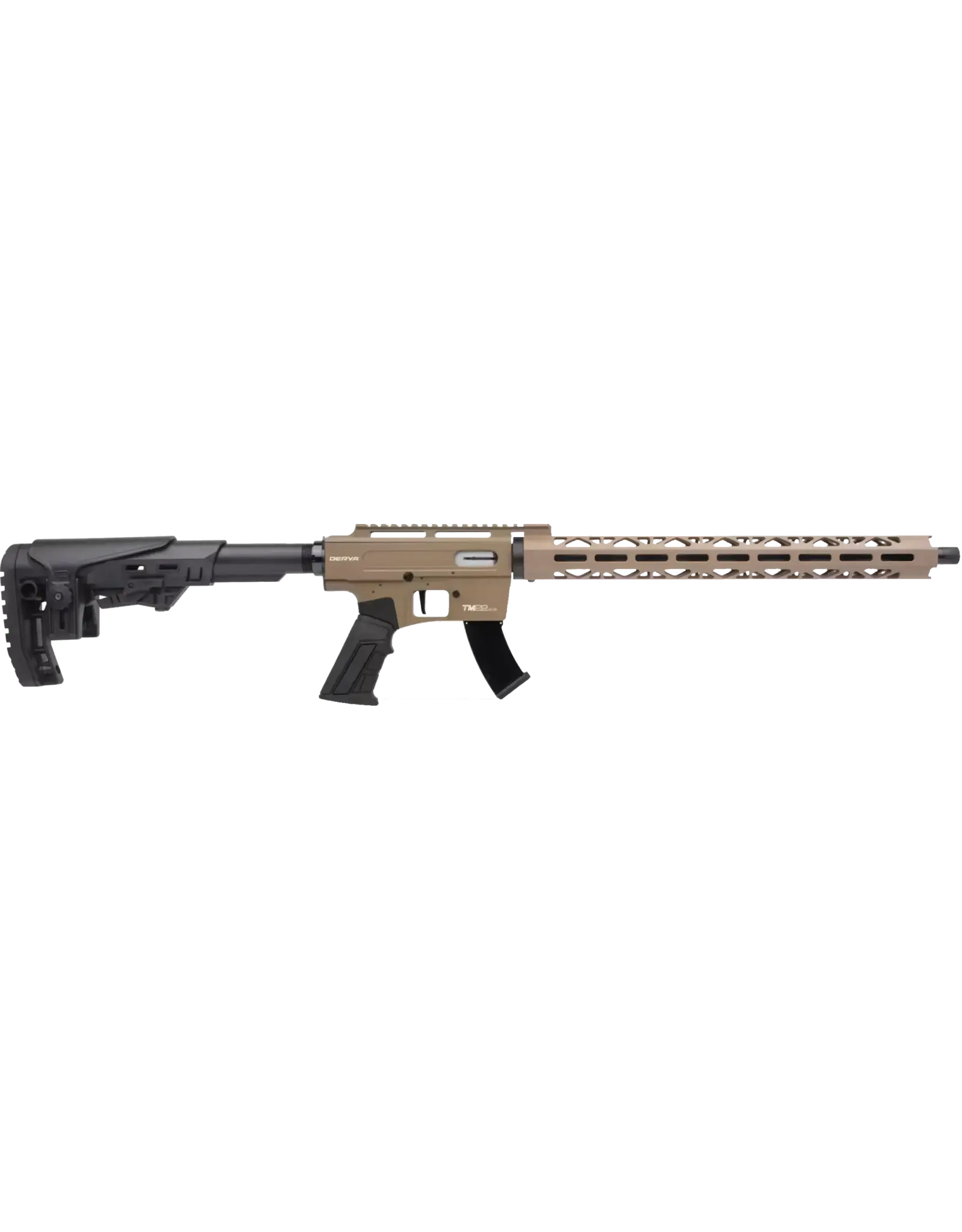 Derya Firearms Derya TM22 Semi-Auto Rifle - .22LR, 18", TAN TM22-18-TN-AL