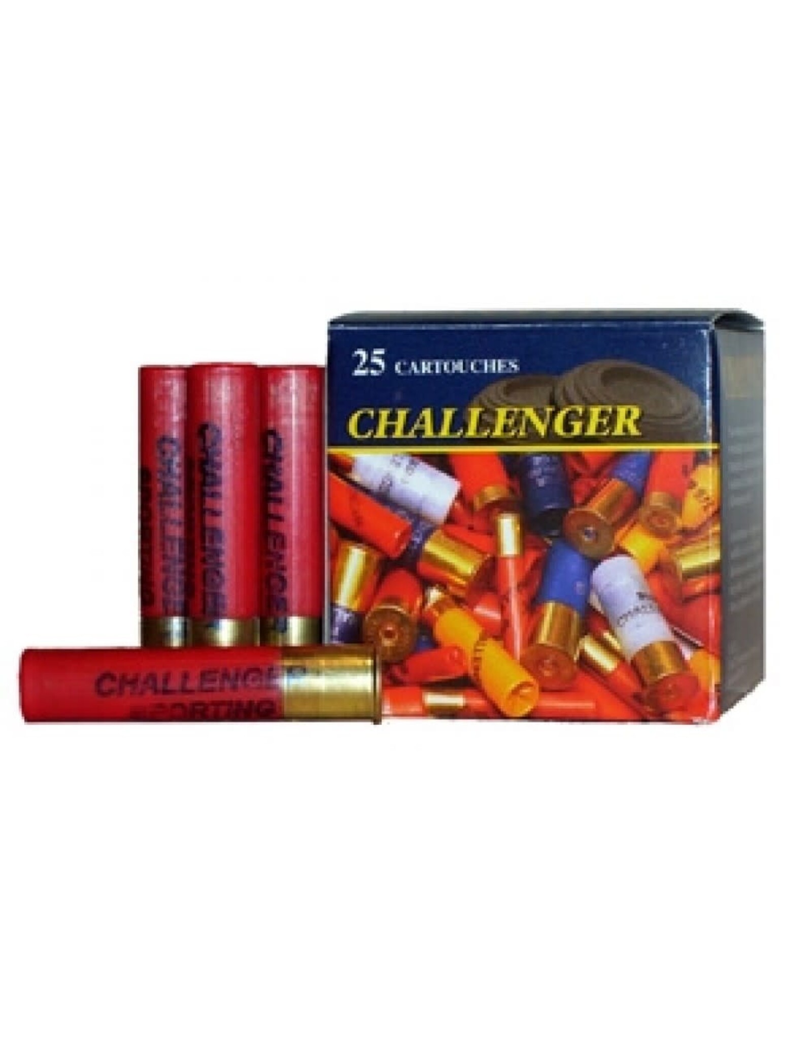 Challenger Challenger Ammo 30034 Hi-Brass 3003 Shotshell 410 GA, 3 in, No. 4, 11/16 oz, 1150 fps, 25 Rnd per Box