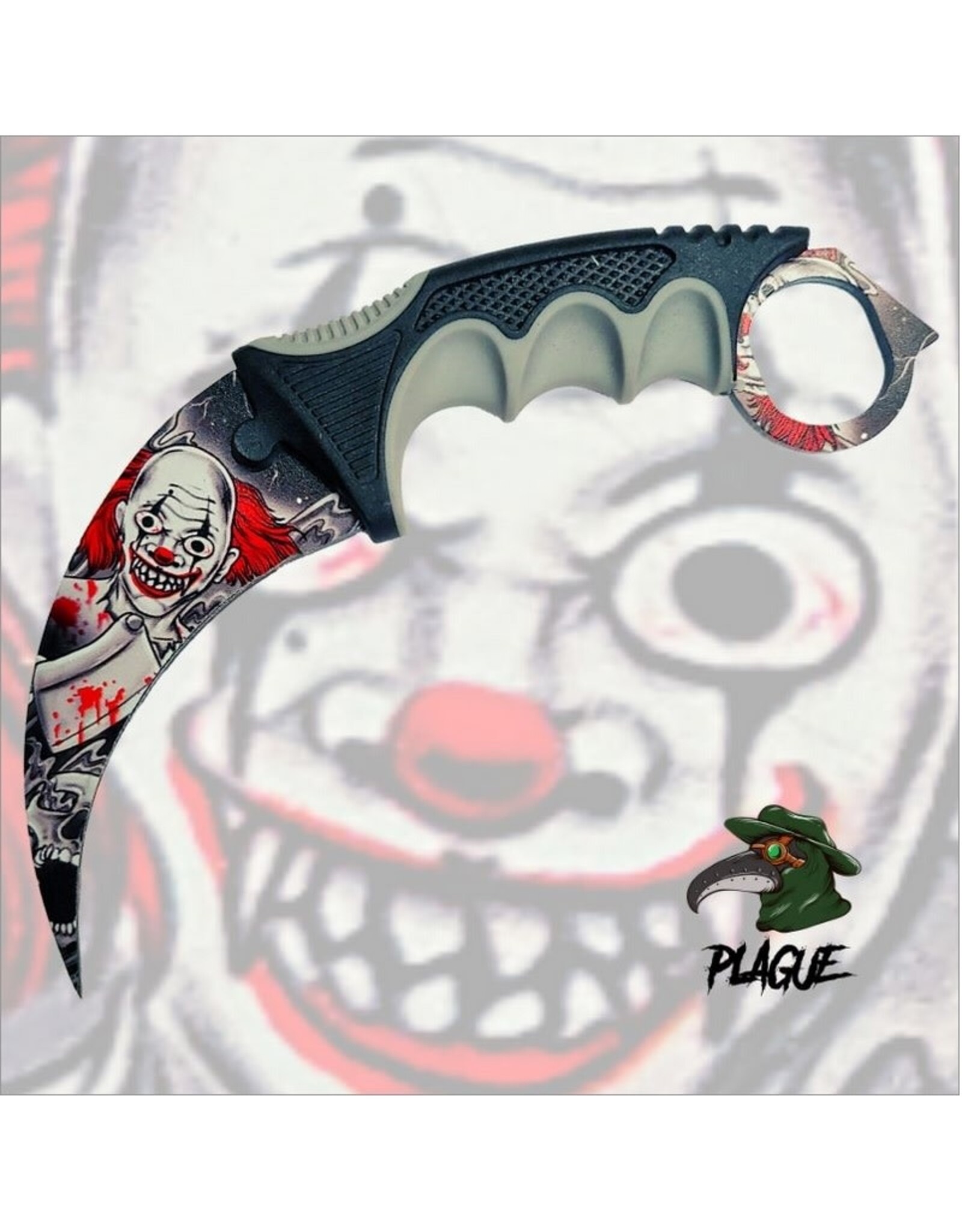 Plague Karambit Knife Psycho Clown SD00175GYC