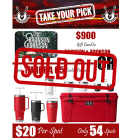 DRAW #1359 - Take Your Pick - Gift Card OR Yeti Red Package