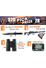 DRAW #1371 - Pick Your Prize - Rambo, Burris, BM8 OR Gift Card