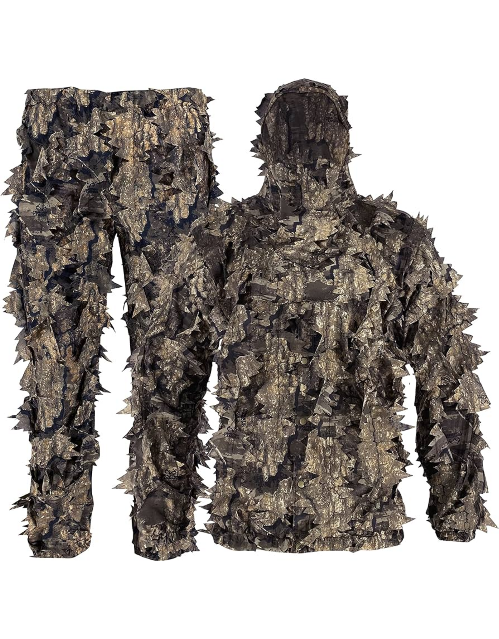 Titan 3D Realtree (Ghillie) Leafy Suit / jacket & Pant / Soft & quiet /water repellent (size L/XL)