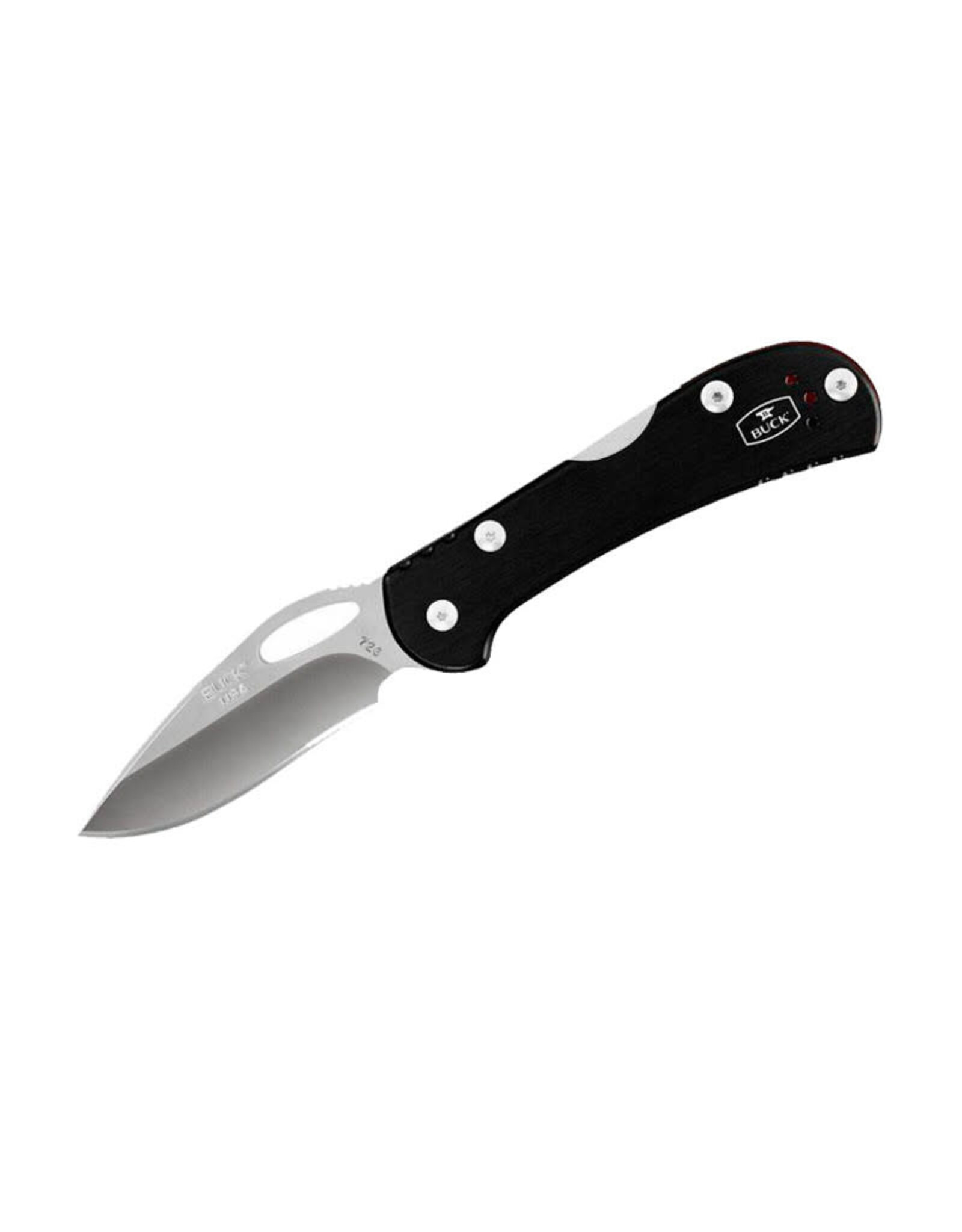 Buck Knives Buck 726 Mini Spitfire Folding Knife, 420HC Steel, Black/Red, 0726BKS