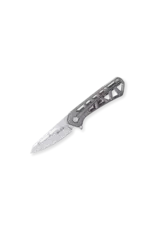 Buck Knives Buck 813 Small Flipper Folding Knife, Tanto Blade, Aluminum Gray, 0813GYS