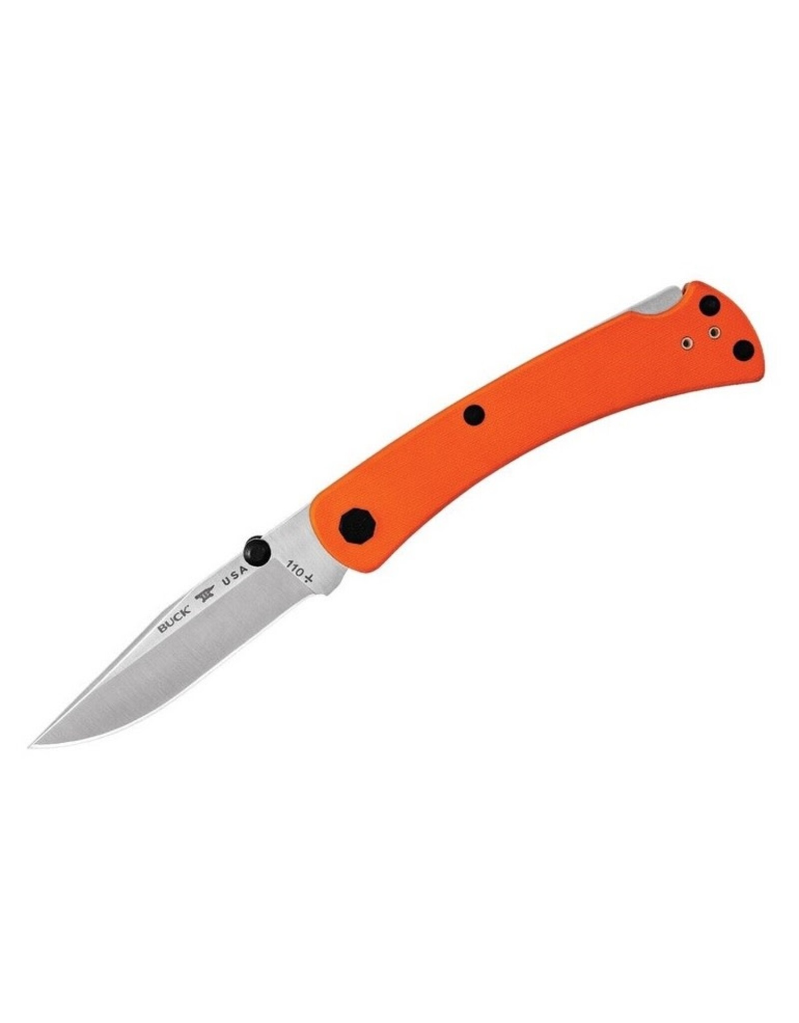 Buck Knives Buck Slim Pro TRX Folding Knife, S30V Satin, G10 Orange, 0110ORS3