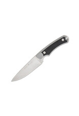 Buck Knives Buck 663 Alpha Guide Select Fixed Blade Knife 4.5" 420HC Stonewashed Drop Point, Gray GFN Handles with Versaflex Inserts, Polyester Sheath - 13732