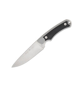 Buck Knives Buck 663 Alpha Guide Select Fixed Blade Knife 4.5" 420HC Stonewashed Drop Point, Gray GFN Handles with Versaflex Inserts, Polyester Sheath - 13732