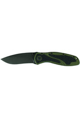 kershaw Kershaw 1670OLBLK Blur Folding Knife, 3.4" Blade, Olive Handle/Black Blade