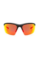 Vigor Vigor Osprey Polarized Wraparound Sunglasses Matte Black Crimson Red