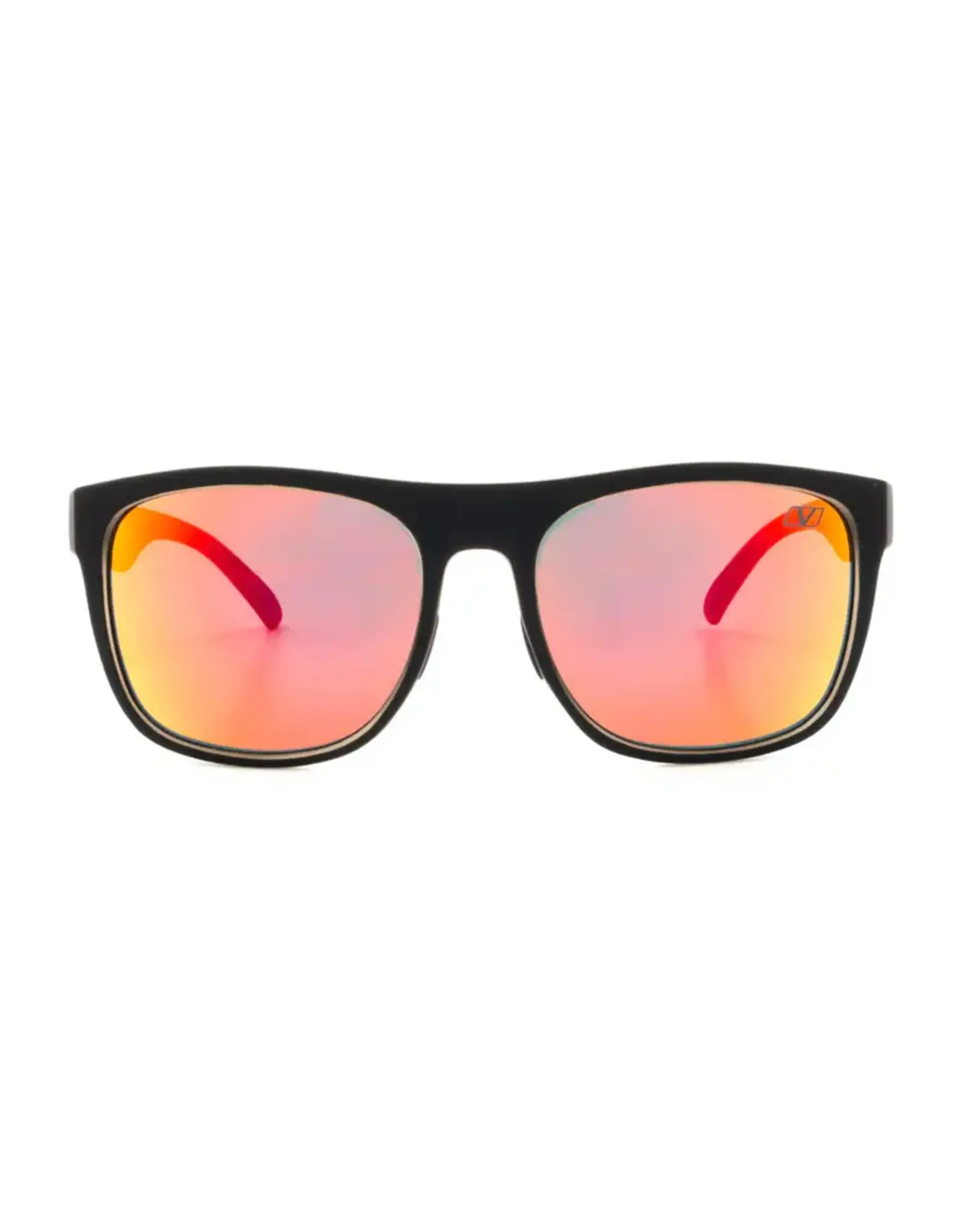 Vigor - Bearspaw Polarized Wayfarer Sunglasses - Crimson Red